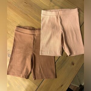 NWOT H&M Kids Tan and Brown Shorts Set